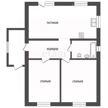 Дом в Тюменская область, Тюмень СОСН Березка-3 тер., ул. 27-я (70 м)