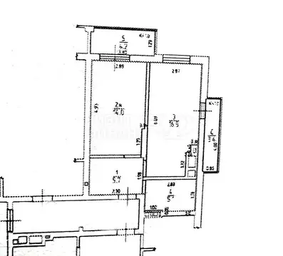 1-комнатная квартира: Калининград, Артиллерийская улица, 25А (41.5 м)