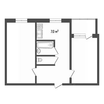 2-к кв. Мордовия, Саранск ул. Фридриха Энгельса, 5 (47.2 м)