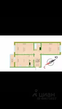 2-к кв. Сахалинская область, Южно-Сахалинск Больничная ул., 2 (72.0 м)