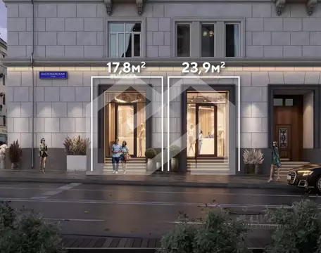 Торговая площадь в Москва 1-я Тверская-Ямская ул., 11 (24 м)