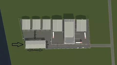 Склад в Ленинградская область, Всеволожский район, Колтушское ...