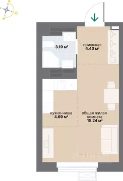 Студия Свердловская область, Екатеринбург Южный жилрайон, Лайв жилой ...