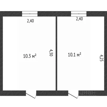 Комната Белгородская область, Белгород ул. Горького, 78 (19.8 м)