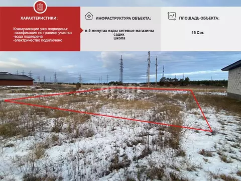 Участок в Белгородская область, Старый Оскол ул. Гвардейская (15.0 ...