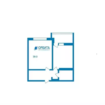 1-комнатная квартира: Тюмень, улица Александра Протозанова, 10 (39 м)