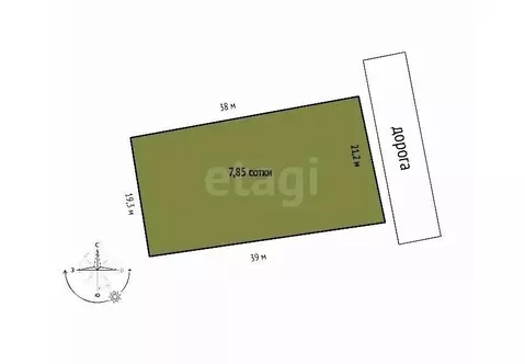 Участок в Краснодарский край, Геленджик городской округ, с. ...