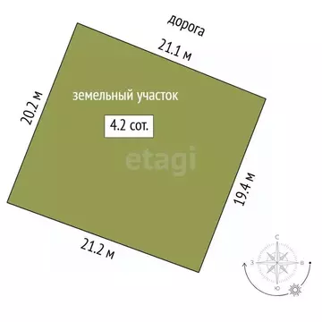 Дом в Тюменская область, Тюмень Строитель-3 СНТ, ул. Солнечная (51 м)