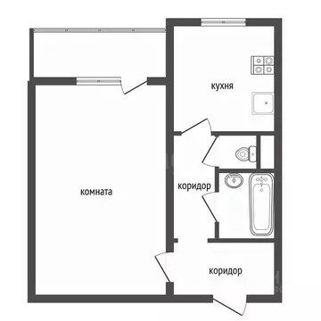 2-к кв. Воронежская область, Воронеж ул. Кардашова, 7 (41.2 м)