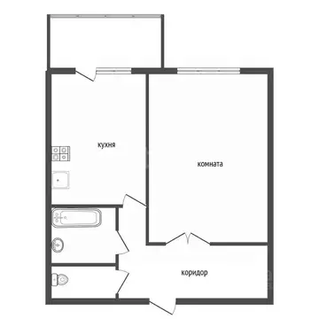 1-к кв. Воронежская область, Воронеж Тепличная ул., 26/12 (43.0 м)