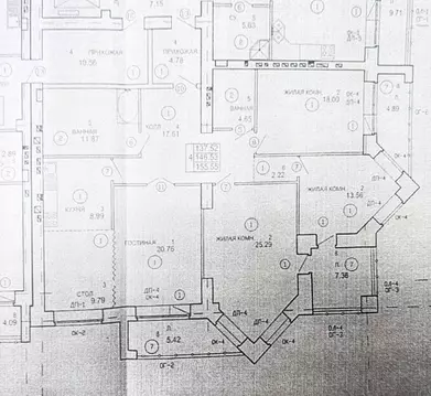 4-к кв. Омская область, Омск Старгород мкр, ул. Тютчева, 2 (142.6 м)