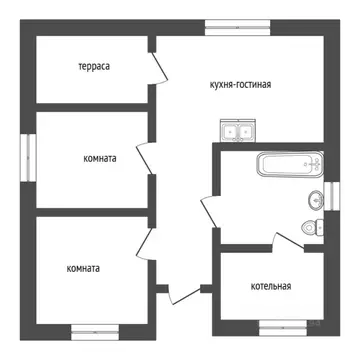 Коттедж в Тюменская область, Тюменский муниципальный округ, пос. ...
