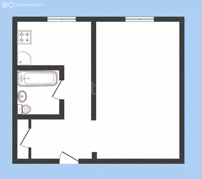 1-комнатная квартира: Бийск, улица Ильи Мухачёва, 222/1 (31.8 м)