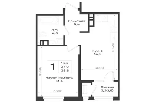 1-к кв. Ставропольский край, Железноводск ул. Ленина, 182В (38.6 м)