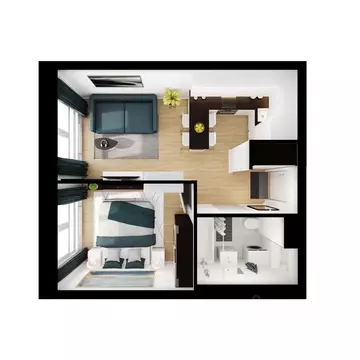 1-к кв. Москва Новоостаповская ул., 7к2 (32.21 м)