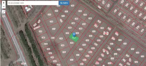 Участок в Омская область, Омский район, с. Усть-Заостровка Березовая ...