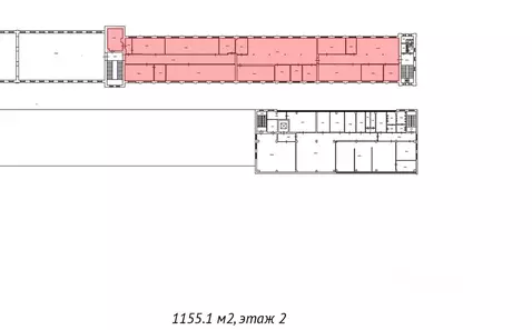 Склад в Санкт-Петербург ул. Комсомола, 1-3АР (1155 м)
