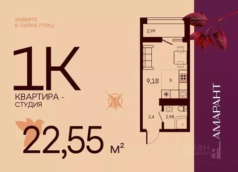 Студия Пензенская область, Пенза Арбеково жилрайон, Дальнее Арбеково ...