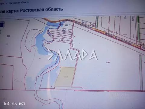 Участок в Ростовская область, Октябрьский район, Краснолучское с/пос, ...