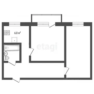 2-к кв. Удмуртия, Ижевск Песочная ул., 19 (42.0 м)