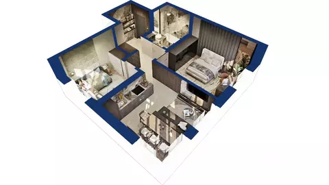 2-к кв. Башкортостан, Уфа Сипайловская ул., 31 (55.27 м)