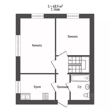 Дом в Тюменская область, Нижнетавдинский муниципальный округ, с. ...