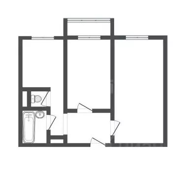 2-к кв. Кемеровская область, Прокопьевск ул. Обручева, 56 (52.1 м)