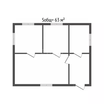 Дом в Брянская область, Сельцо Киевская ул. (63 м)