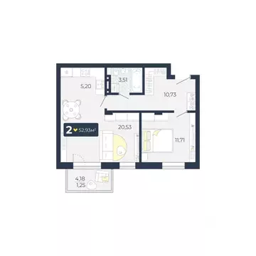 2-к кв. Красноярский край, Красноярск городской округ, пос. Солонцы, ...