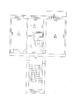 2-комнатная квартира: Чернушка, Красноармейская улица, 102А (43.6 м)