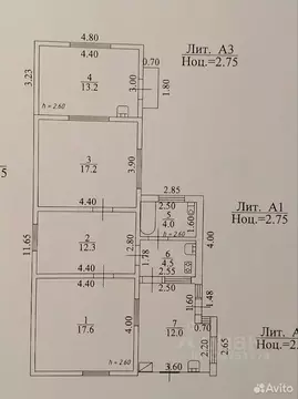 Дом в Кабардино-Балкария, Нальчик ул. Щорса, 47А (81 м)