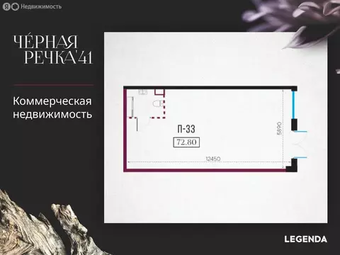 Помещение свободного назначения (72.8 м)