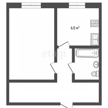 1-к кв. Удмуртия, Завьяловский район, с. Октябрьский 9 (31.0 м)