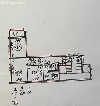 3-комнатная квартира: Санкт-Петербург, проспект Славы, 60 (59 м)