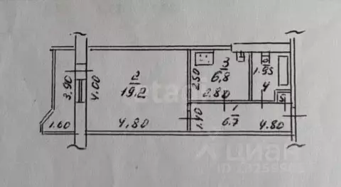 1-к кв. Липецкая область, Липецк Левобережная ул., 5 (36.9 м)