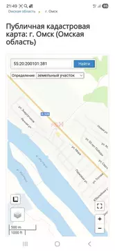 Участок в Омская область, Омский район, с. Розовка Дальняя ул. (25.0 ...