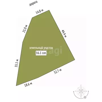 Участок в Псковская область, Псковский район, Логозовская волость, ...