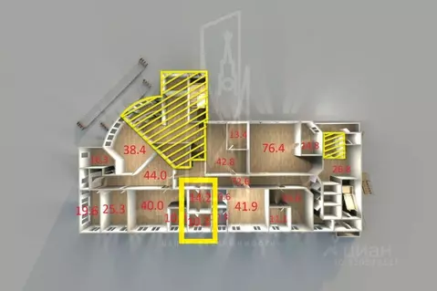 Офис в Свердловская область, Екатеринбург ул. Чайковского, 11 (25 м)