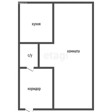 1-комнатная квартира: Воронеж, Ростовская улица, 50/4 (28.7 м)