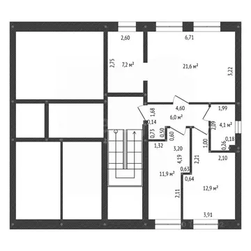 3-к кв. Башкортостан, Уфа пер. Спасский, 7 (59.1 м)