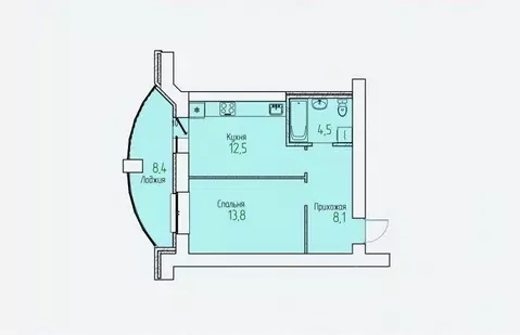 1-к кв. Кировская область, Киров Мурашинский проезд, 7 (43.1 м)