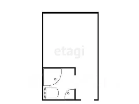 Квартира-студия: Кемерово, бульвар Строителей, 50/2 (16.7 м)