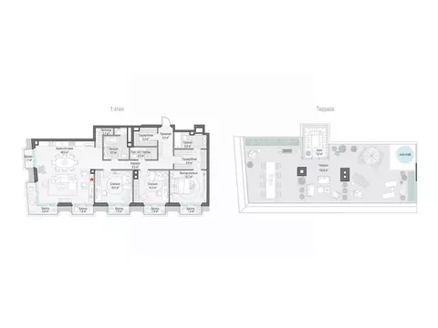 3-к кв. Москва Тишинский Бульвар жилой комплекс (152.0 м)