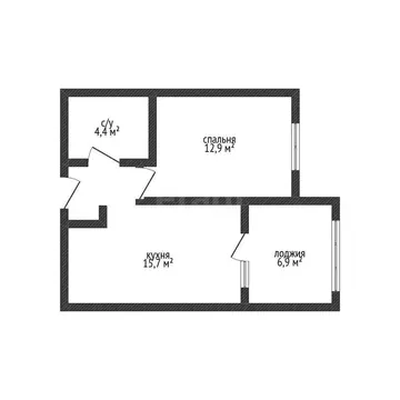 1-комнатная квартира: Краснодар, микрорайон Любимово, 2 (36.6 м)