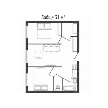Дом в Брянская область, Брянск ул. Мира (31 м)