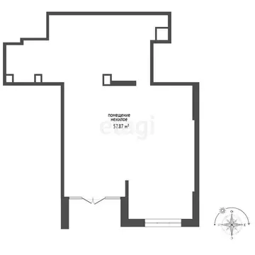 Помещение свободного назначения (57.87 м)