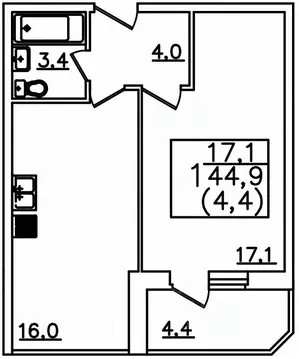 1-к кв. Ставропольский край, Пятигорск Бештау мкр, Алые Паруса жилой ...