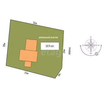 Дом в Чернушка, СНТ Приуралье (106.7 м)