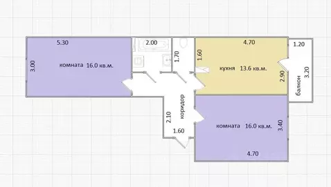 2-к кв. Московская область, Раменское Спортивный проезд, 6 (60.5 м)