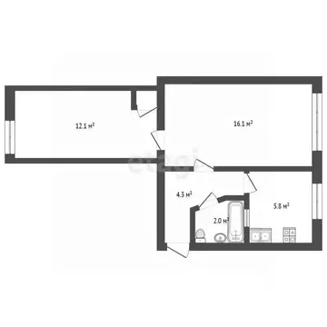 2-к кв. Крым, Саки ул. Ленина (41.0 м)